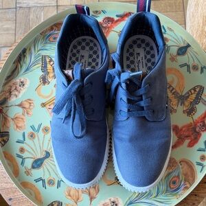 Ben Sherman Navy Blue Canvas Casual Sneakers